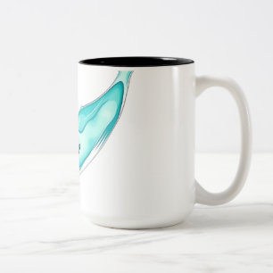 Aquamariner Aqua Whale Zweifarbige Tasse
