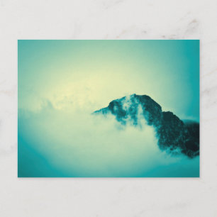 Aquamariner Berg Postkarte