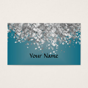 Aquamariner Blau- und Imitat-Glitter