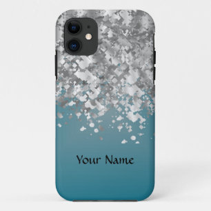 Aquamariner Blau- und Imitat-Glitter Case-Mate iPhone Hülle