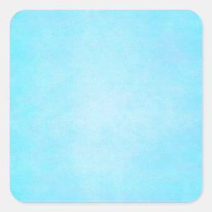 Aquamariner blauer heller quadratischer aufkleber