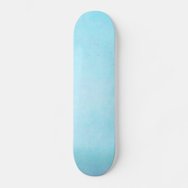 Aquamariner blauer heller skateboard (Vorderseite)