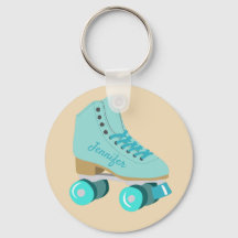 Aquamariner Blue Retro Quad Roller Skate Personali