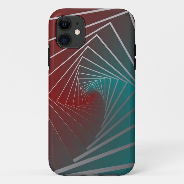 aquamariner Bordeaux-Spin Case-Mate iPhone Hülle (Rückseite)