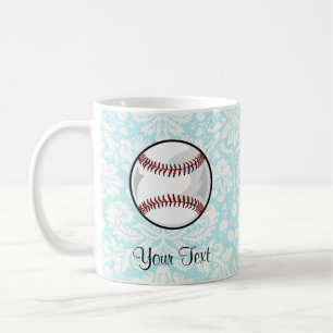 Aquamariner Damast-MusterSoftball Tasse