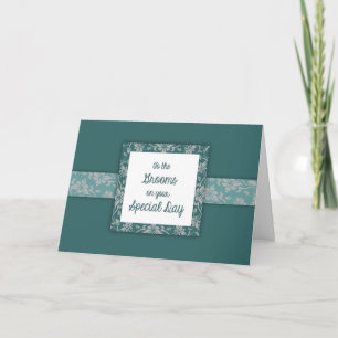 Aquamariner Deko Karte