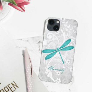 Aquamariner Dragonfly-Personalisierter iPhone-X-Fa Case-Mate iPhone Hülle