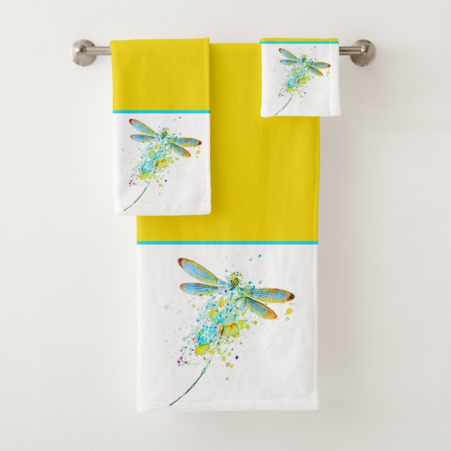 Aquamariner Dragonfly-Spritzer Badetuch-Set Badhandtuch Set (Insitu)