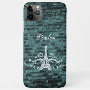 Aquamariner Eiffelturm Grunge Case-Mate iPhone Cas Hülle
