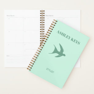 Aquamariner, eleganter Vogel Planer