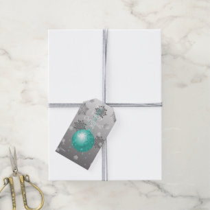 Aquamariner Extravaganter Weihnachtsgeschenk Geschenkanhänger