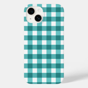 Aquamariner Fall Gingham Case-Mate iPhone 14 Hülle