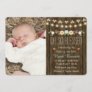 Aquamariner Fall-rustikale Schnur der hellen Ankündigung