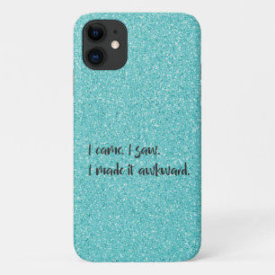 Aquamariner Glitzer, den ich gemacht habe, iPhone- Case-Mate iPhone Hülle