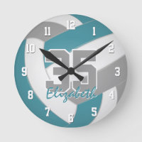 aquamariner Grauer personalisierter Volleyball