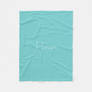 Aquamariner Himmel-personalisierte Fleece-Decke Fleecedecke