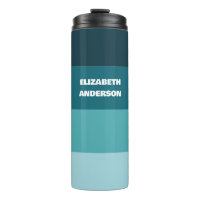 Aquamariner horizontaler Farbblock
