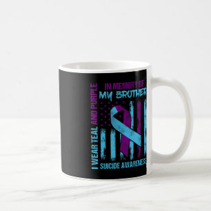 Aquamariner Lila Ribbon Suicide Awareness Flag Bru Kaffeetasse