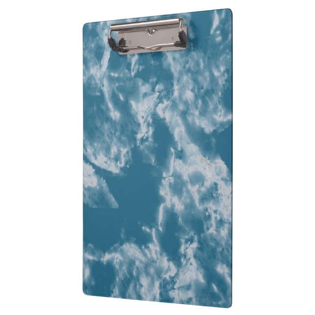 Aquamariner Marmor Klemmbrett (Links)