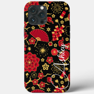 Aquamariner Name Moderner Blumenschatten Case-Mate iPhone Hülle