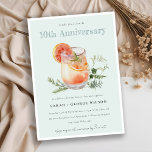 Aquamariner orangefarbener Cocktail jedes Jahr Einladung<br><div class="desc">Elegante Watercolor Fruity Cocktail Theme Collection.- Es ist eine elegante königliche Schrift Aquarell Illustration von pastellfarbenen Cocktails, umgeben von Kräutern und grünen Pflanze perfekt für Ihre Cocktail-themed Party. Es ist sehr einfach, mit Ihren persönlichen Daten zu personalisieren. Wenn Sie ein anderes passendes Produkt oder eine Anpassung benötigen, wenden Sie sich...</div>