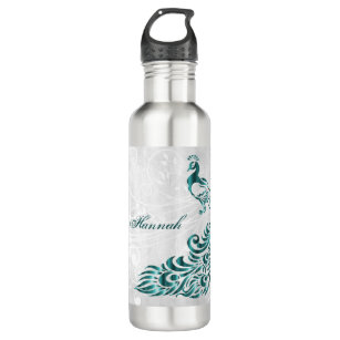 Aquamariner Pfau Personalisiert Edelstahlflasche