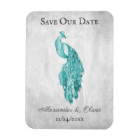 Aquamariner Pfau speichert das Datumsfenster