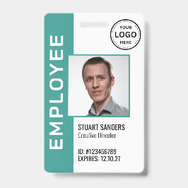 Aquamariner QR-Code Corporate Logo Mitarbeiter Fot Ausweis