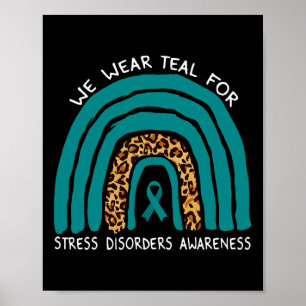 Aquamariner Regenbogen bei Stressstörungen Sensibi Poster
