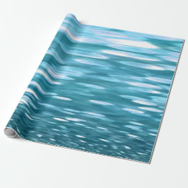 Aquamariner Schimmer Geschenkpapier