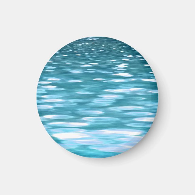 Aquamariner Schimmer Magnet (Vorne)