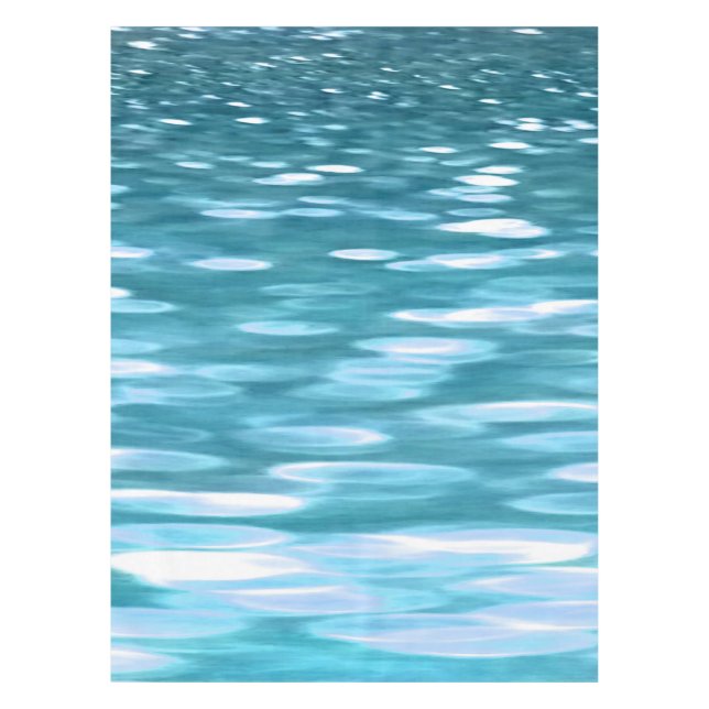 Aquamariner Schimmer Tischdecke (Vorderseite)