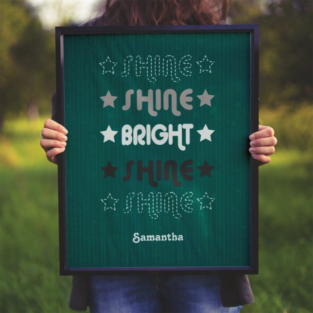 Aquamariner Shine. Shine. Hell. Shine. Shine. Poster (Von Creator hochgeladen)