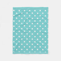 Aquamariner Sky Polka Dot Fleece Blanken