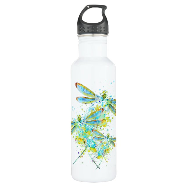 Aquamariner Spritzer Edelstahlflasche (Vorderseite)