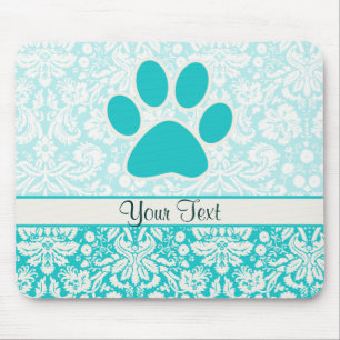 Aquamariner Tatzen-Druck Mousepad