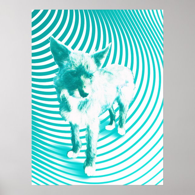 aquamariner Terrier Poster (Vorne)