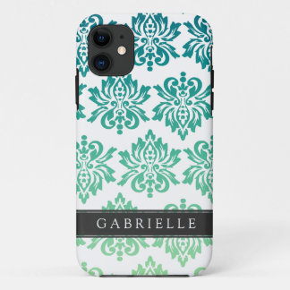 Aquamariner Türkischer Damast Case-Mate iPhone Hülle