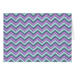 Aquamariner und Amethyst Zickzack