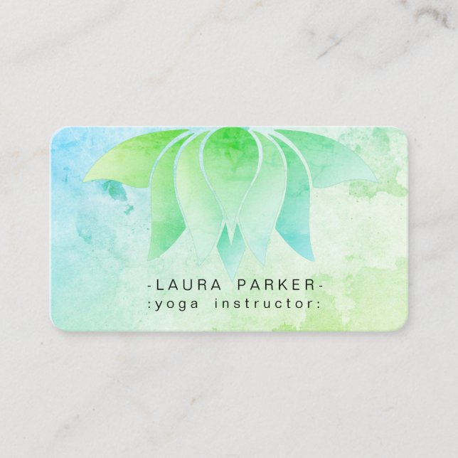 Aquamariner Visitenkarte (Vorderseite)