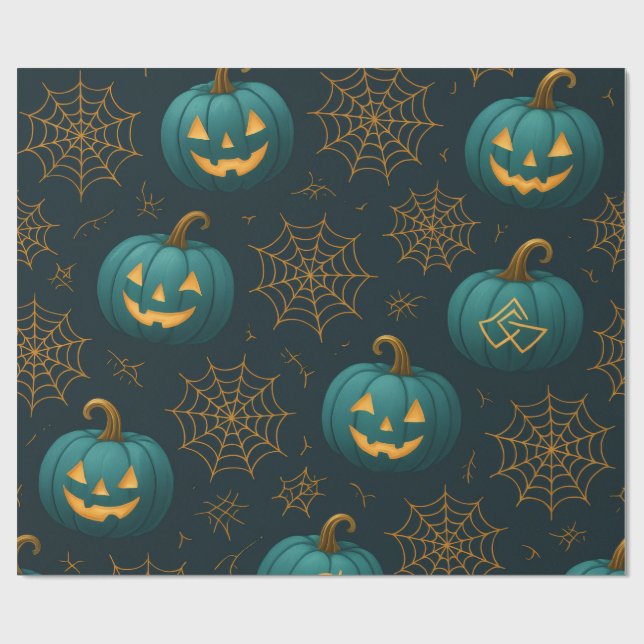 Aquamariner Webbed-Jack - O" - Lanterns Geschenkpapier (Flach)