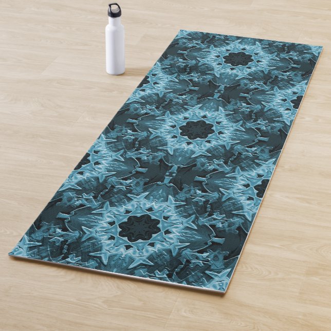 Aquamariner Zaun...... Yogamatte (Beispiel)