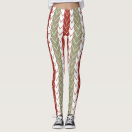 Aquamariner Zickzack Streifen Leggings
