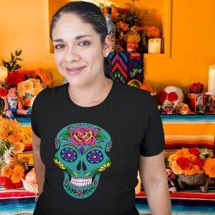 Aquamariner Zuckerhut Dia de los Muertos T-Shirt