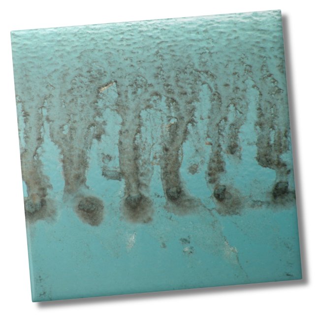 Aquamarines Aqua Blue Shabby Chic Industrial Fliese (Teal Aqua Blue Shabby Chic Industrial ceramic tile)