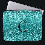 Aquamarines Aqua Turquoise Glitzer Sparkone Monogr Laptopschutzhülle<br><div class="desc">Chic Aquamarin Aqua Turquoise Glitzer Sparkle Luxury Glam Monogram Laptop Schlauch, mit fett, chunky, Imitate aqua blau (türkis aquamarin) Glitzer und Ihre maßgeschneiderte Monogramm. Bitte kontaktieren Sie uns unter cedarandstring@gmail.com , wenn Sie Hilfe beim Design benötigen oder sich nach passenden Produkten erkundigen möchten.</div>