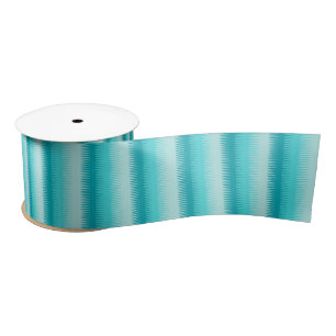 Aquamarines Band der blauen Streifen des Satinband