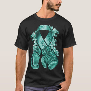 Aquamarines Band mit Boxhandschuhen vor Krieg T-Shirt