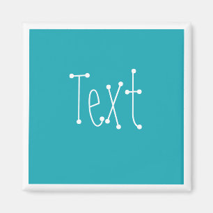 Aquamarines Blau Magnet