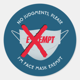 Aquamarines Blau | VORAUSSETZUNG FÜR DIE OBERFLÄCH Runder Aufkleber